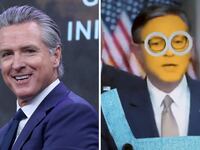 Gavin Newsom-Mike Johnson