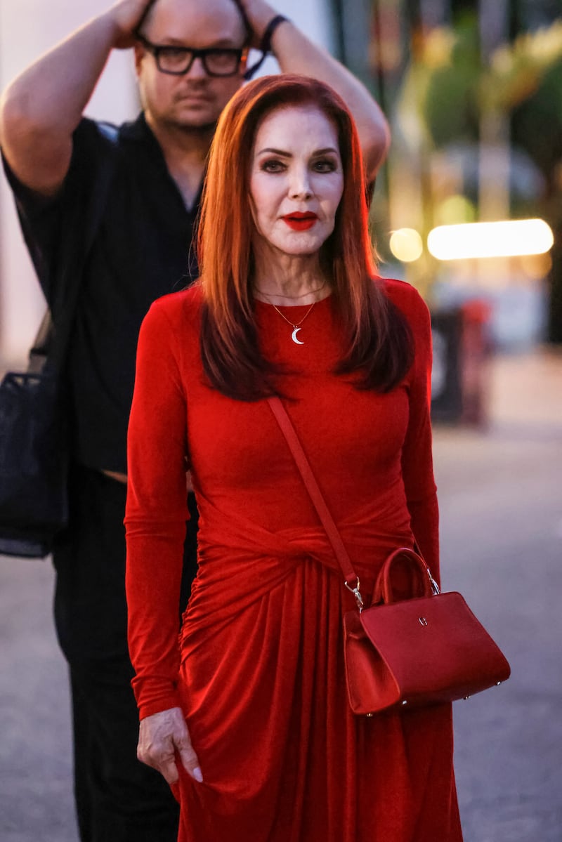 Priscilla Presley during the Remus Lifestyle Night at Hotel Hilton Mallorca Galatzo on July 30, 2026, in Palma de Mallorca, Spain.