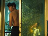 Film still from Inside the Yellow Cocoon Shell