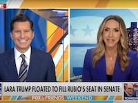 Lara Trump and Will Cain on Fox & Friends.