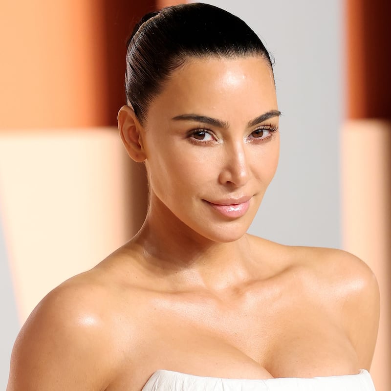 Kim Kardashian attends the 2025 Vanity Fair Oscar Party Hosted By Radhika Jones at Wallis Annenberg Center for the Performing Arts on March 02, 2025 in Beverly Hills, California.