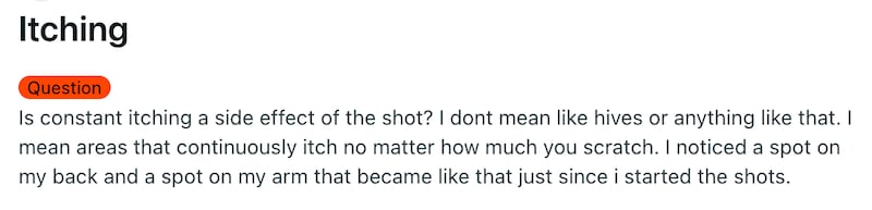 GLP-1 Reddit post