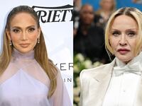 Picture of Madonna and Jennifer Lopez side-by-side.