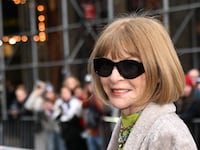 NEW YORK, NEW YORK - MARCH 23: Anna Wintour arrives to the opening of "Othello" on Broadway at the Ethel Barrymore Theatre on March 23, 2025 in New York City.