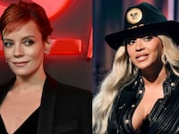 Lily Allen and Beyonce
