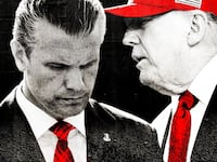 Pete Hegseth and Doanld Trump