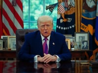 President Donald Trump announces self-deportation scheme for migrants in White House video