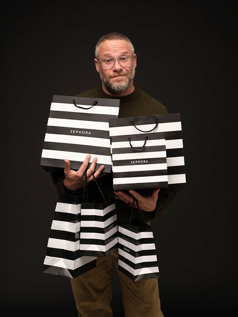 Emmy-winning actor, director, producer, and writer Seth Rogen is the new face of Sephora's holiday campaign.
