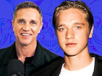 A photo illustration of Devon Sawa from Final Destination for the Obsessed Podcast.