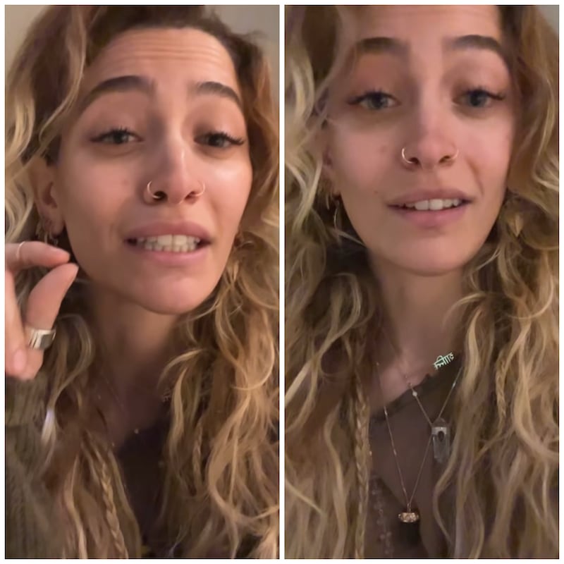 Paris Jackson shared her ultrasound results on Instagram after comments made her worry about her voice.