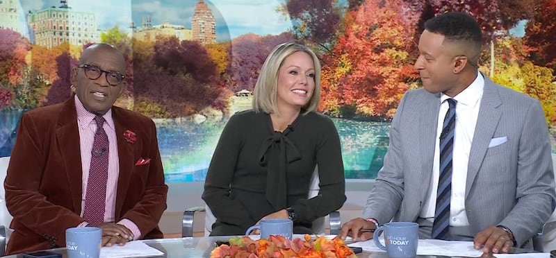Al Rocker, Dylan Dreyer, and Craig Melvin during the Oct. 28 segment of the "Today" show.