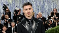 Romeo Beckham attends the 2026 Met Gala celebrating "Costume Art" at the Metropolitan Museum of Art on May 04, 2026 in New York City.
