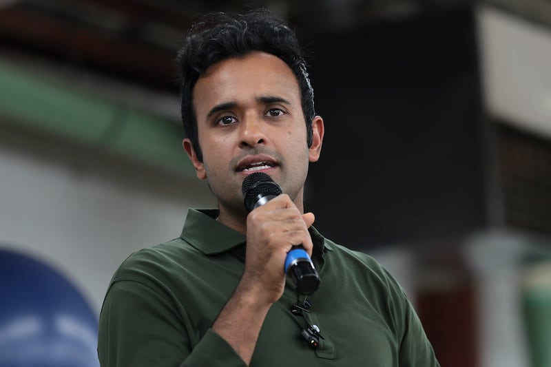 Ohio Republican gubernatorial candidate Vivek Ramaswamy