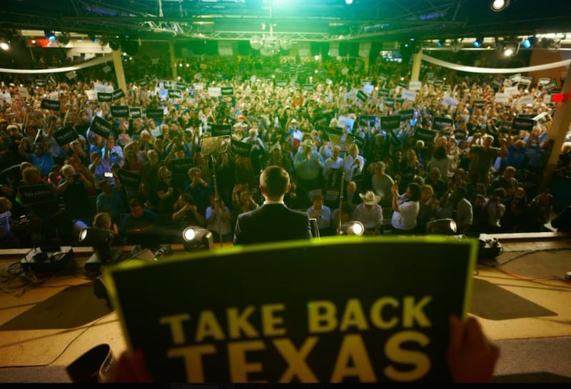 Meanwhile, at a James Talarico rally in Lubbock...