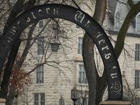Northwestern University campus in Evanston.