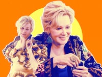 A photo illustration of Jean Smart in Hacks.