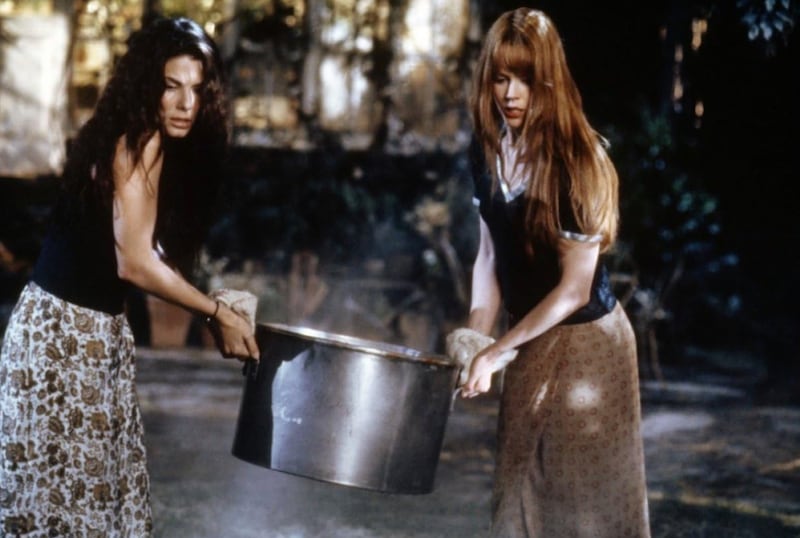 Sandra Bullock and Nicole Kidman in the 1998 fantasy "Practical Magic."