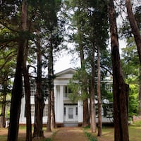 Photograph of WIlliam Faulkner’s home at Rowan Oak in Oxford, Mississippi.