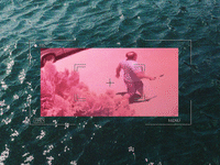 A photo illustration showing a video survelliance camera with the screenshot of an unknown man seen on security video approaching the Airbnb where Vianey Souquette and Ross Lonsdof were staying in Tulum.