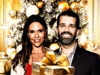 Bettina and Don Jr. spend Christmas at Mar-a-Lago.