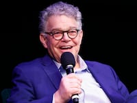Al Franken speaks onstage during the Crooked Media—Lovett or Leave It: Live on Tour, on April 25, 2024 in Washington, DC.