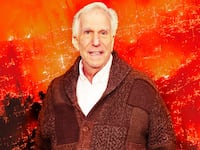 A photo illustration of Henry Winkler and LA fires.