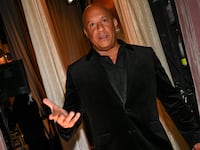 Vin Diesel at the 82nd Annual Golden Globes held at The Beverly Hilton on January 05, 2025 in Beverly Hills, California. (Photo by Michael Buckner/GG2025/Penske Media via Getty Images)