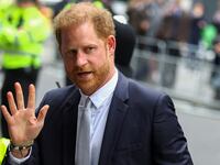 Prince Harry walks outside the Rolls Building of the High Court in London, Britain June 7, 2023.