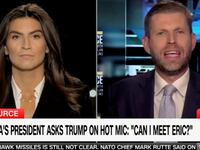 Kaitlan Collins interviews Eric Trump on CNN.