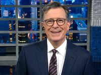 The Late Show with Stephen Colbert, Colbert laughing