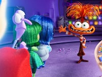 A photo including Maya Hawke voicing Anxiety in the film Inside Out 2
