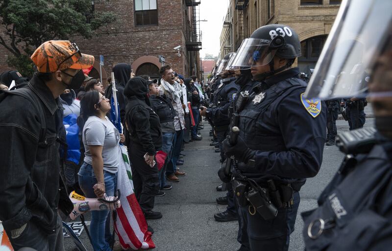 Nationwide protests have erupted against Immigration and Customs Enforcement (ICE) officers in the midst of President Donald Trump's mass immigration crackdown.