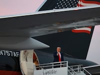 Donald Trump’s plane struck a parked corporate jet while taxiing in Florida, according to the FAA.