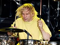 20 June 2023, Berlin: Zak Starkey, drummer, of the band The Who plays at the concert of The Who with Orchestra - "Hits Back!" at the Waldbühne in Berlin. Photo: Carsten Koall/dpa (Photo by Carsten Koall/picture alliance via Getty Images)