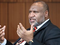 Papua New Guinea's Prime Minister James Marape