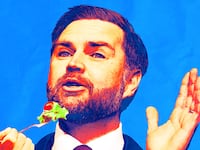 JD Vance enjoying his dinner.