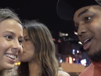 Hailey Welch in the viral "Hawk Tuah" video.