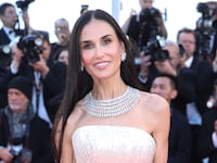 Demi Moore attends the opening ceremony and "La Vénus Electrique" (The Electric Venus) screening during the 79th annual Cannes Film Festival at Palais des Festivals on May 12, 2026, in Cannes, France.