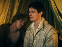 A photo including Nicholas Galitzine in the series Mary & George on Starz