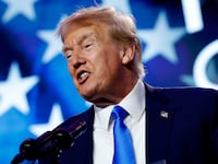 Donald Trump speaks at the Pray Vote Stand Summit in Washington D.C.