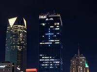 Oklahoma City skyline.