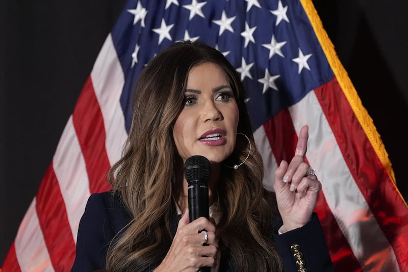 Noem and Trump agreed on the need for a full travel ban, but it's unclear which countries it would affect.