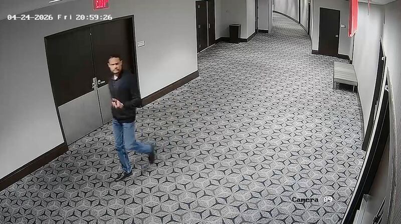 Cole Tomas Allen in the Washington Hilton