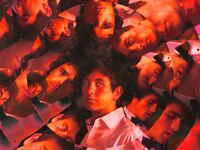 A photo illustration of of Barry Keoghan and Jacob Elordi and the Saltburn movie cast.