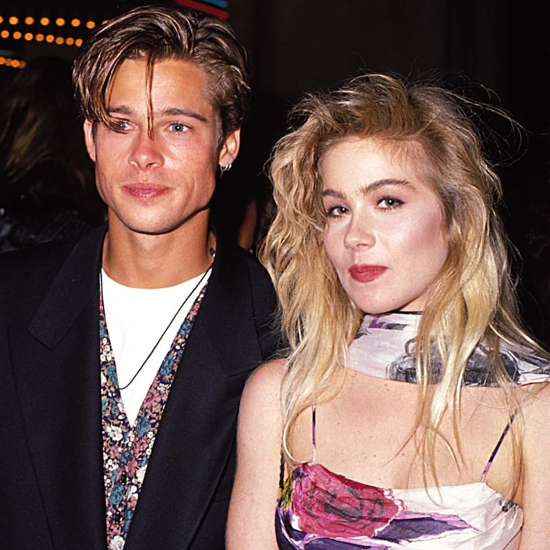Brad Pitt and Christina Applegate 1989 MTV Video Music Awards