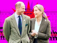 A photo illustration of Prince Edward and Sophie.