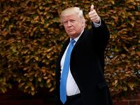 Donald Trump in Bedminster Township, New Jersey