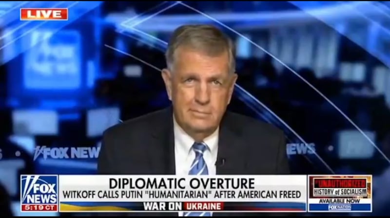 Brit Hume says Putin’s bombing of civilians makes him a war criminal, not a humanitarian.
Fox News