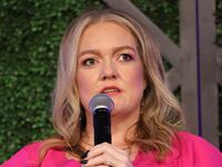 GRAPEVINE, TEXAS - JUNE 14: EXCLUSIVE CONTENT - Colleen Hoover seen at Book Bonanza for IT ENDS WITH US, in theaters August 9 from Columbia Pictures. at Gaylord Texan Resort & Convention Center on June 14, 2024 in Grapevine, Texas. (Photo by Eric Charbonneau/Getty Images for Sony Pictures)