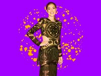 A photo illustration of Jo Wenberg on Vanderpump Rules.